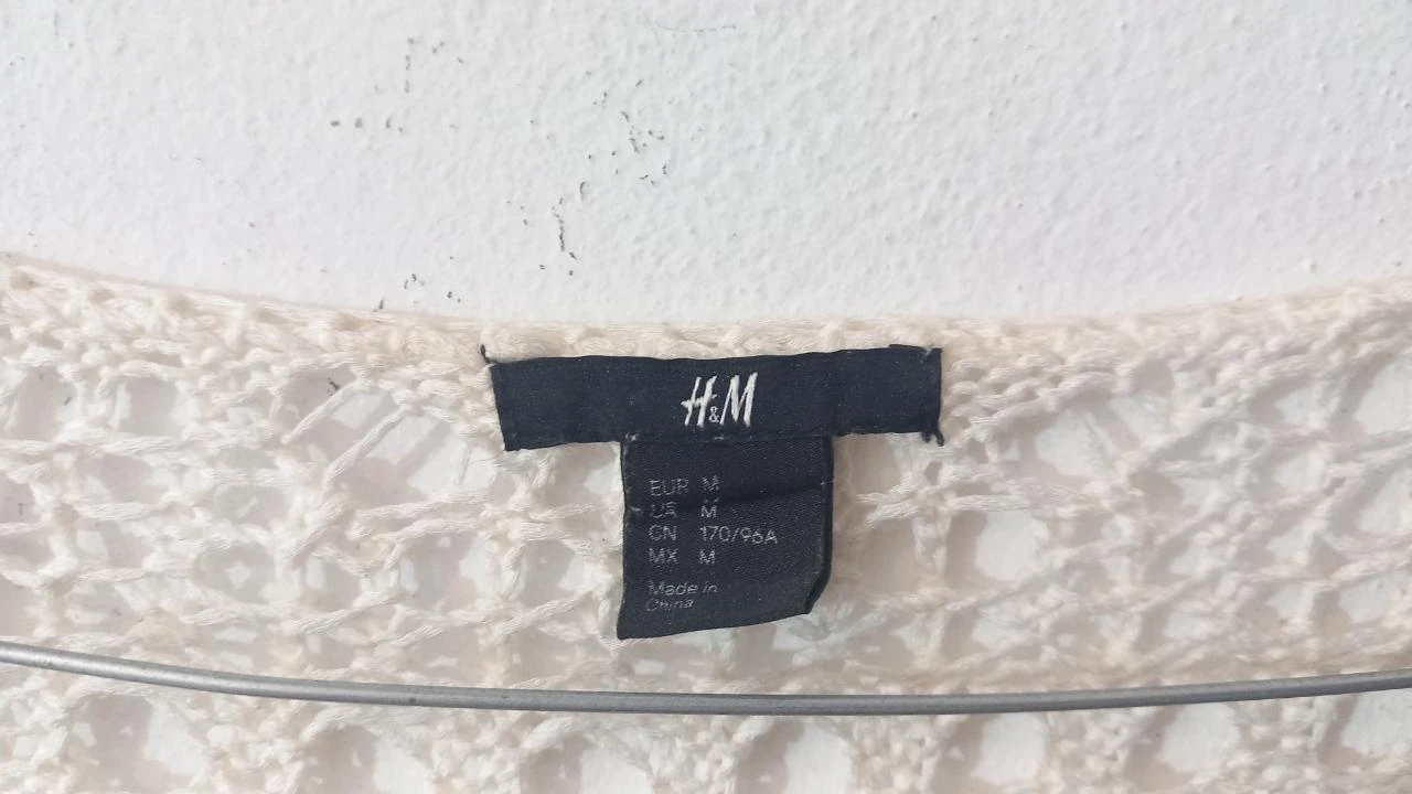 Robe courte en dentelle H&M M | Vestido rendado – photo 2